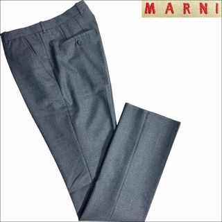 Marni - 【希少】MARNI 18aw トロピカルウール ワイドスラックスパンツ