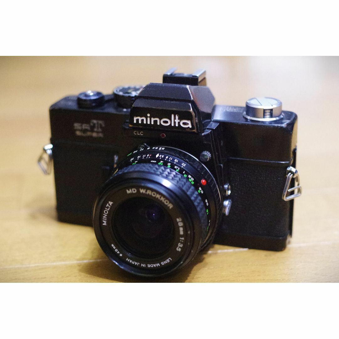 完動品MINOLTA SRT SUPER希少の黒+28mmレンズ セット - www ...