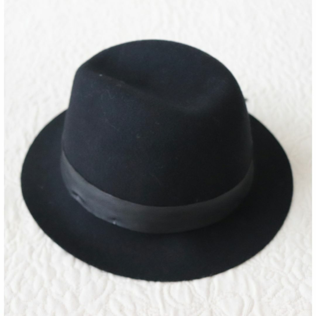 Borsalino(ボルサリーノ)の新品【BORSALINETTE ～ボルサリーノ～】フェルトハット 黒 M レディースの帽子(ハット)の商品写真