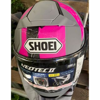 ショウエイ(SHOEI)のSHOEI NEOTEC2 JAUNT ピンク/グレー M(ヘルメット/シールド)