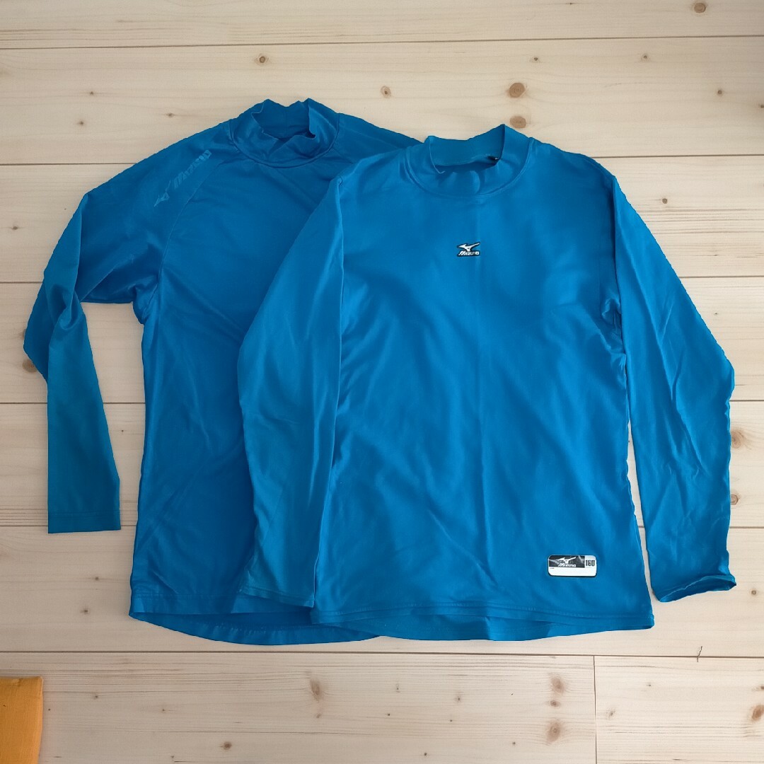 野球 アンダーシャツ2枚セット 160 青 ロイヤルブルーではありません チケットのスポーツ(野球)の商品写真