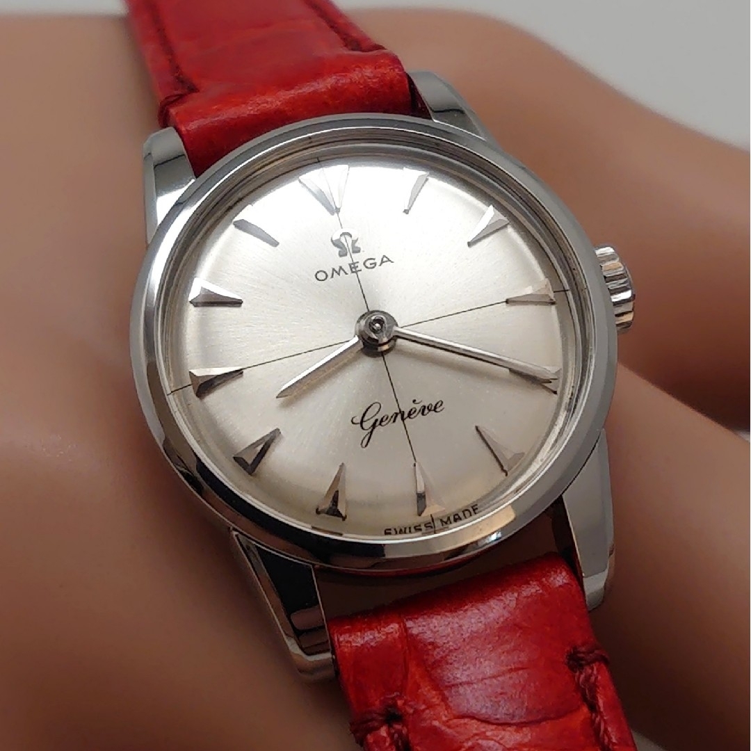 OMEGA - OH済 1961年製 オメガ ジュネーブ 筆記体ロゴ 手巻き