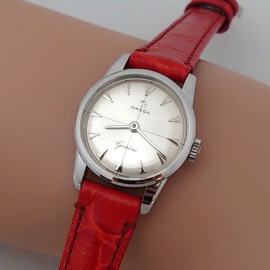 OMEGA - OH済 1961年製 オメガ ジュネーブ 筆記体ロゴ 手巻き