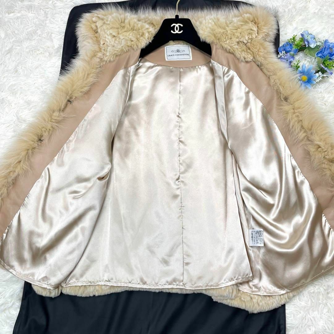 美品⭐️グレースコンチネンタル レッキスファーコート 美品⭐️グレースコンチネンタル レッキスファーコート