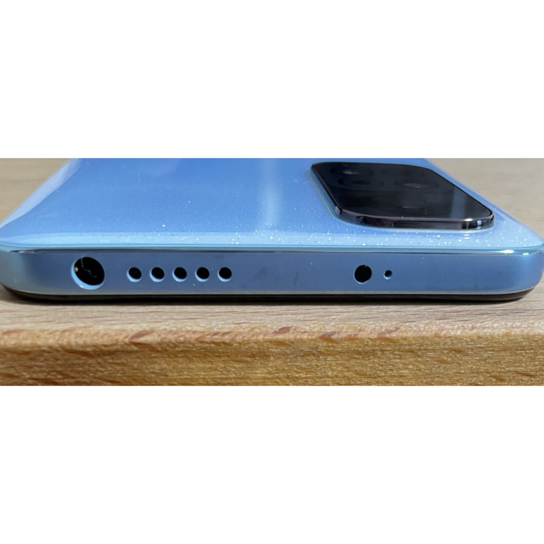 Xiaomi(シャオミ)のRedme Note11 ブルー SIMフリー 中古 美品 スマホ/家電/カメラのスマートフォン/携帯電話(スマートフォン本体)の商品写真