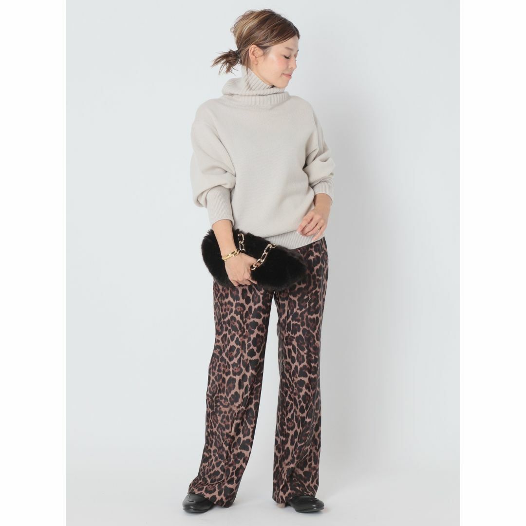 DEUXIEME CLASSE(ドゥーズィエムクラス)のタグ付・ドゥーズィエムクラスのleopard easy パンツ レディースのパンツ(その他)の商品写真