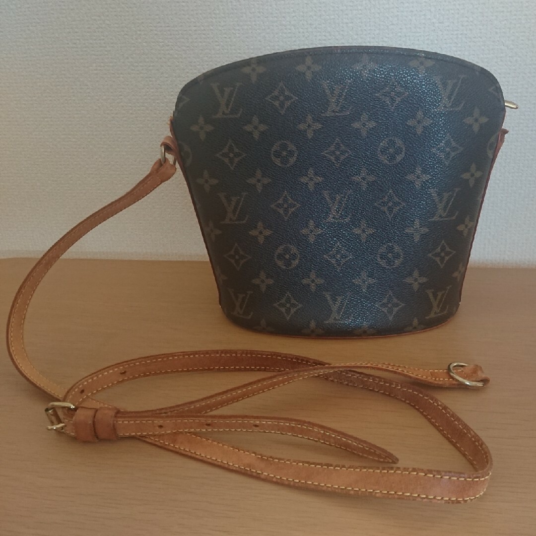 LOUIS VUITTON ドルーオ モノグラム  ショルダー破損