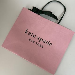 ケイトスペードニューヨーク(kate spade new york)の【新品 未使用】ケイト♠︎スペード リボン付き ショップ袋 ショッパー(ショップ袋)