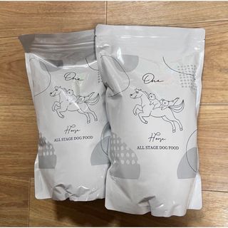 ONE 馬肉 ドッグフード 1kg×2袋(ペットフード)