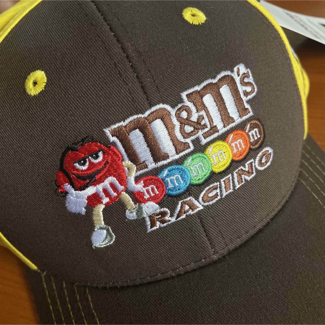 NASCAR ナスカー　レーシングキャップ　m&m’s カイル ブッシュ B/Y メンズの帽子(キャップ)の商品写真