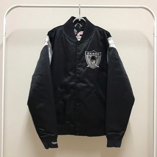 MITCHELL & NESS - ④ミッチェル&ネスmitchell&ness NFL RAIDERS スタジャン