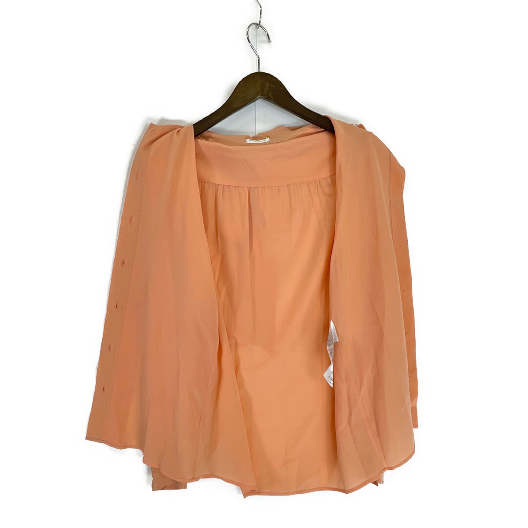 Saint Laurent(サンローラン)のサンローランパリ 21年製 669024 Orange Pussy Bow Detail Blouse 160／84Y レディースのレッグウェア(タイツ/ストッキング)の商品写真