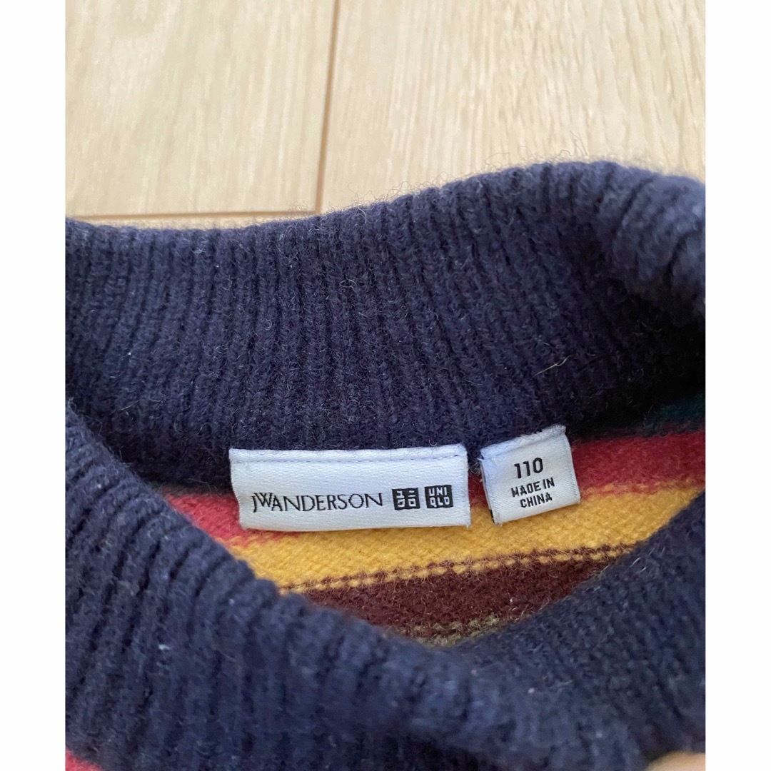 UNIQLO(ユニクロ)の【UNIQLO × JW ANDERSON】キッズ　セーター キッズ/ベビー/マタニティのキッズ服女の子用(90cm~)(ニット)の商品写真