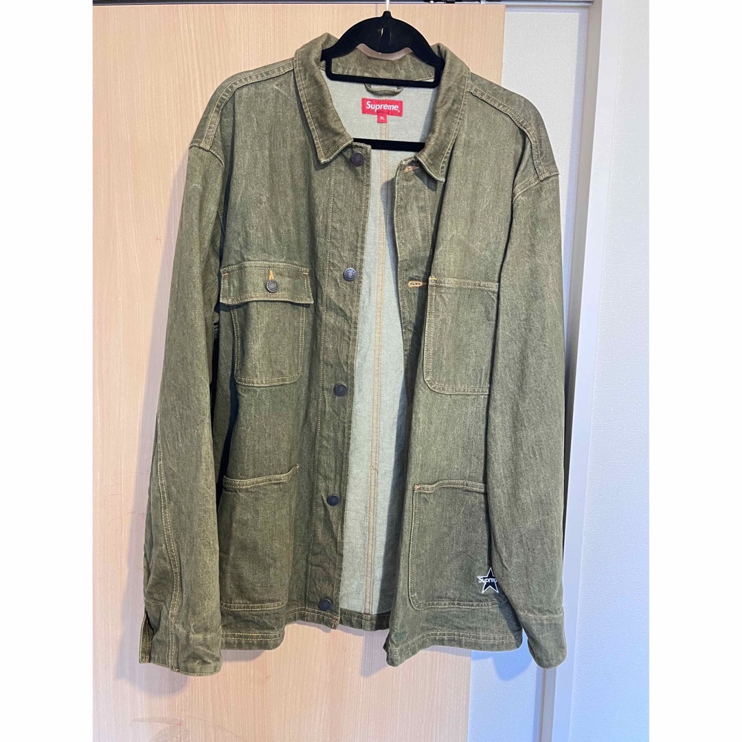 Supreme Denim Chore Coat "Olive"