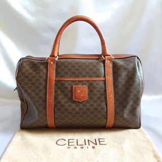 美品 CELINE マカダム柄 ミニハンドバッグ 25cm