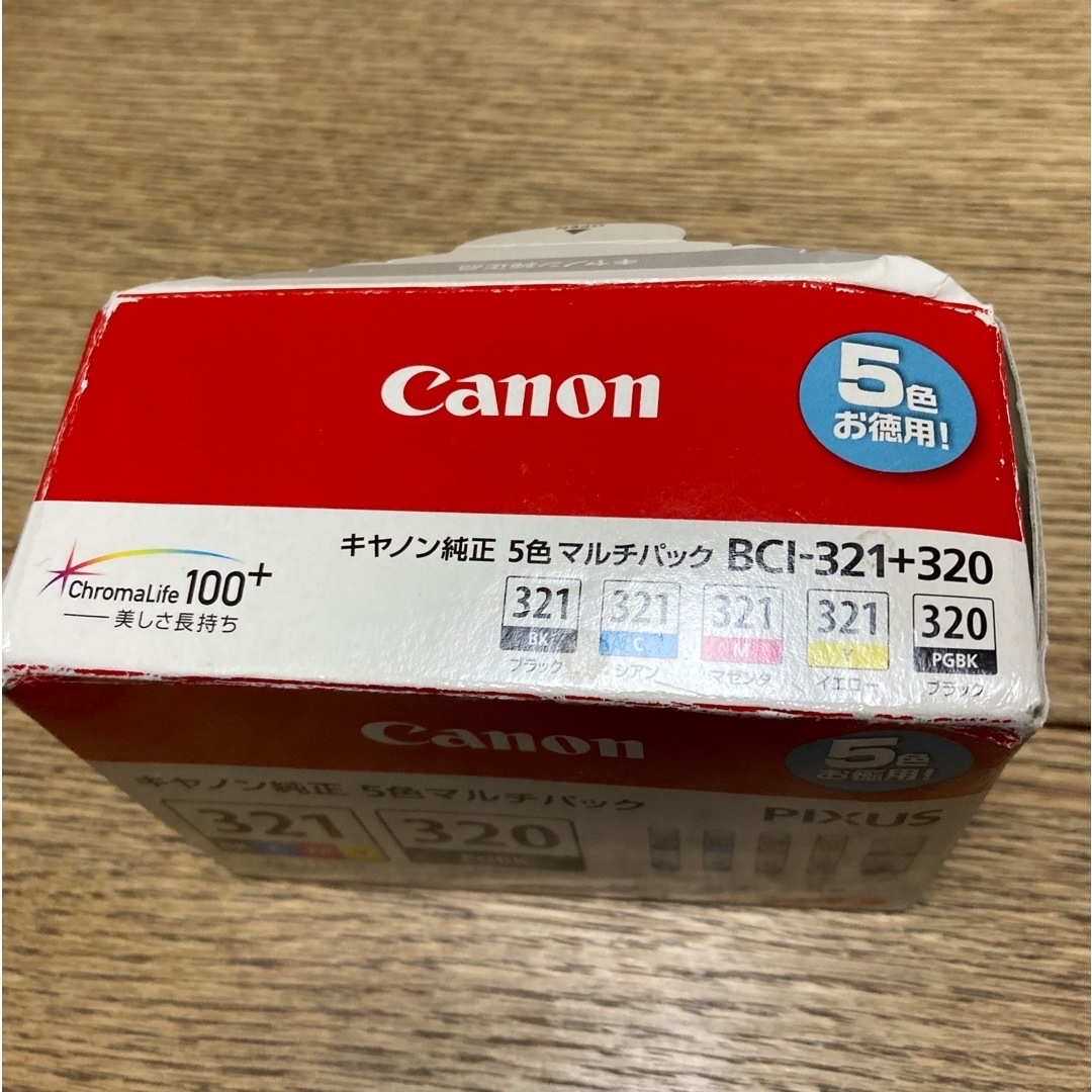 Canon(キヤノン)のCanon インクカートリッジ BCI-321+320/5MP インテリア/住まい/日用品のオフィス用品(オフィス用品一般)の商品写真