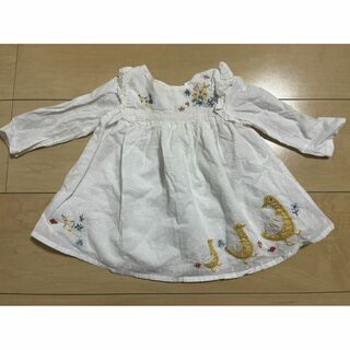 ネクスト(NEXT)のNEXT Baby ワンピース ドレス 70cm 3-6M 8kg 純綿 長袖(ワンピース)