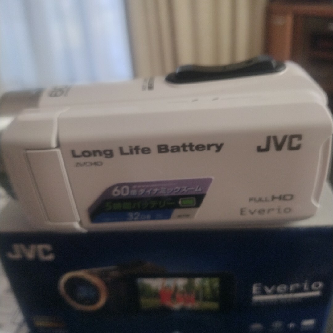 JVC GZ-F100-Wエブリオ ビデオカメラ 1
