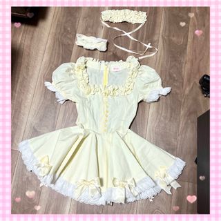 廃盤レア♡キャンフル♡ベルフィーユメイド服＋チョーカー＋ヘッドドレスセット☆