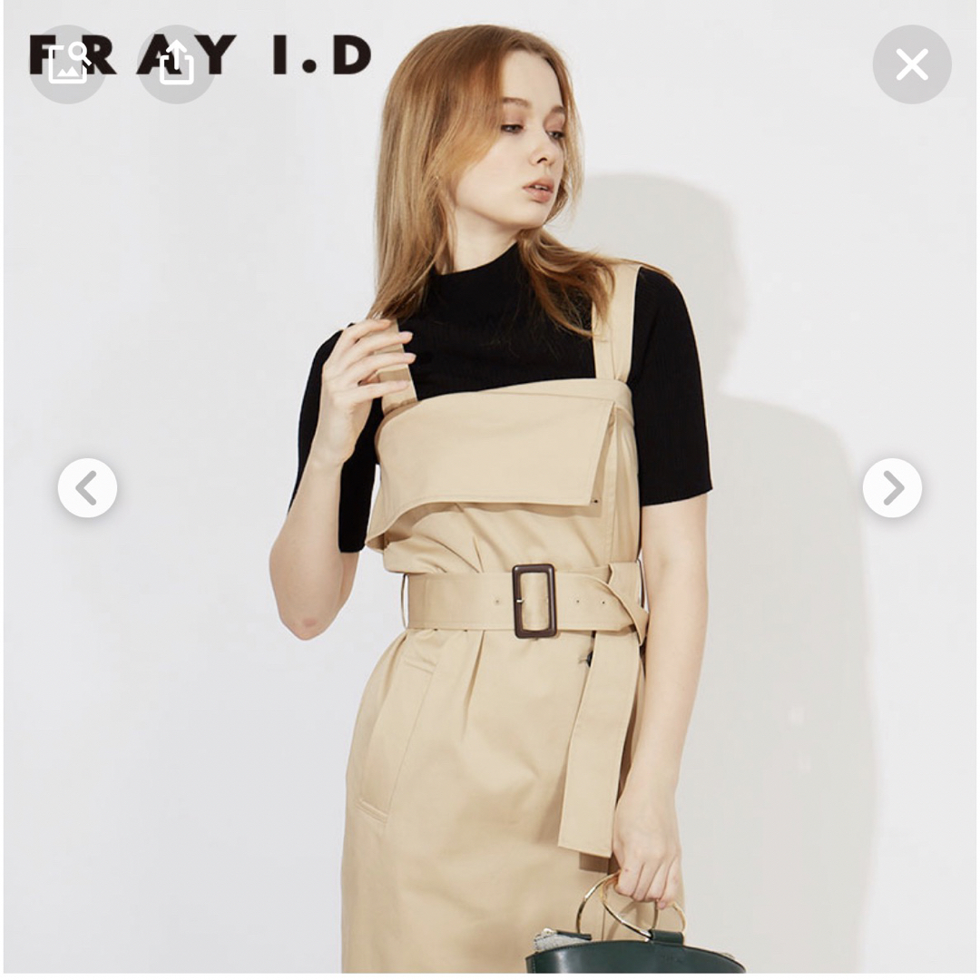 FRAY I.D(フレイアイディー)の【訳あり商品】モテワンピース！FRAY I.D  2wayベアワンピース レディースのワンピース(ひざ丈ワンピース)の商品写真