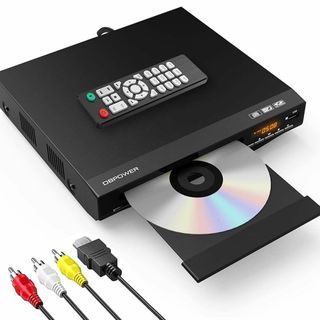 DBPOWER 1080P HDMI DVDプレーヤー 再生専用 ディスクプレー(DVDレコーダー)