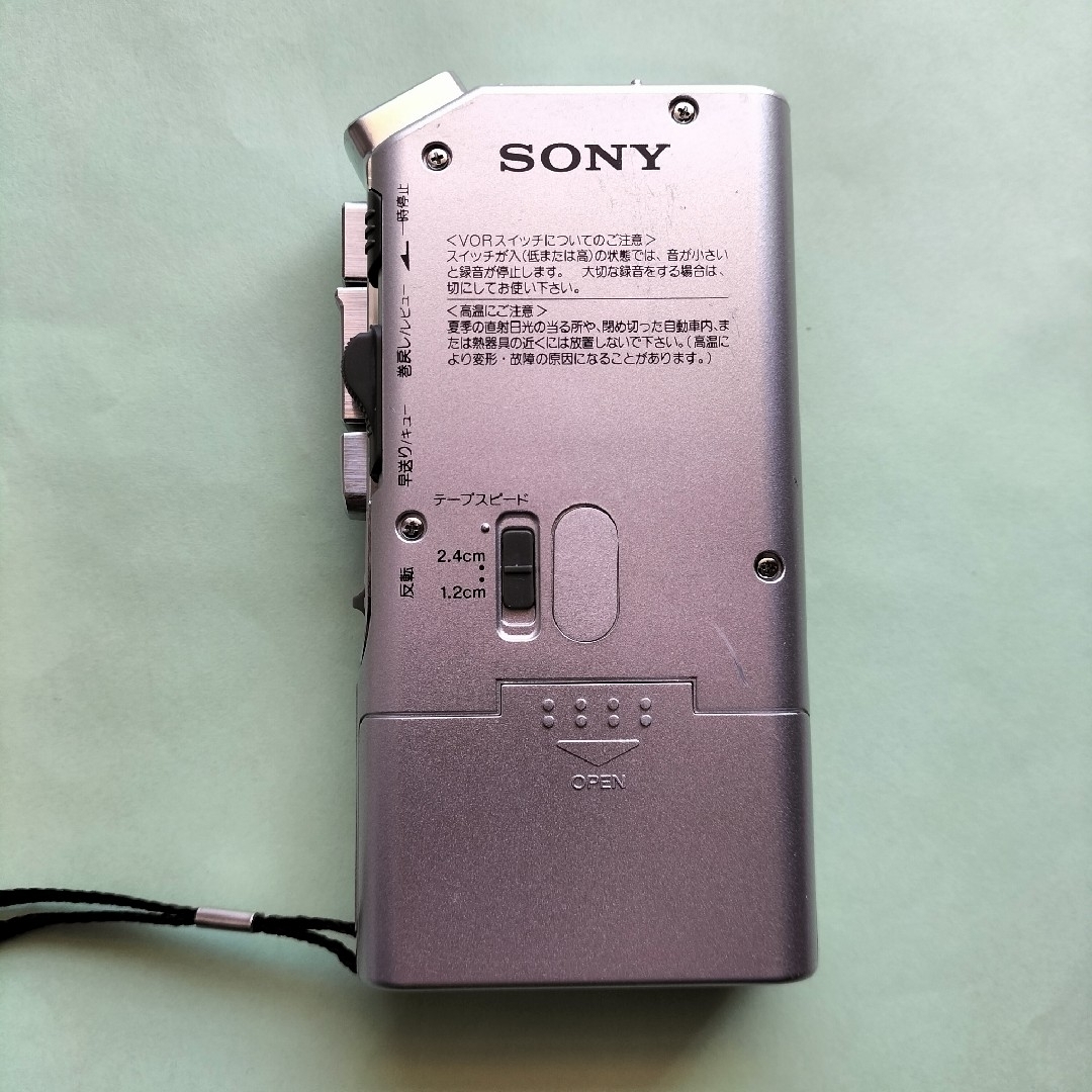 SONY(ソニー)の【動作品】M-830★ソニー★マイクロカセットレコーダー スマホ/家電/カメラのオーディオ機器(ポータブルプレーヤー)の商品写真