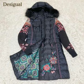 DESIGUAL - 未使用 総柄高級コート デシグアルの通販 by NAO's shop