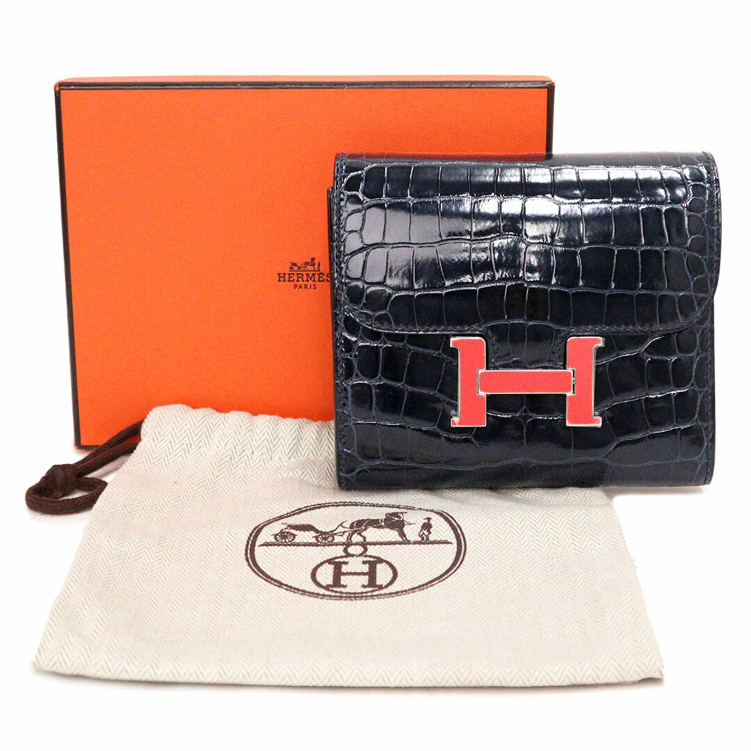 HERMES - エルメス コンスタンス コンパクト 二つ折り財布 HERMES - エルメス コンスタンス コンパクト 二つ折り財布