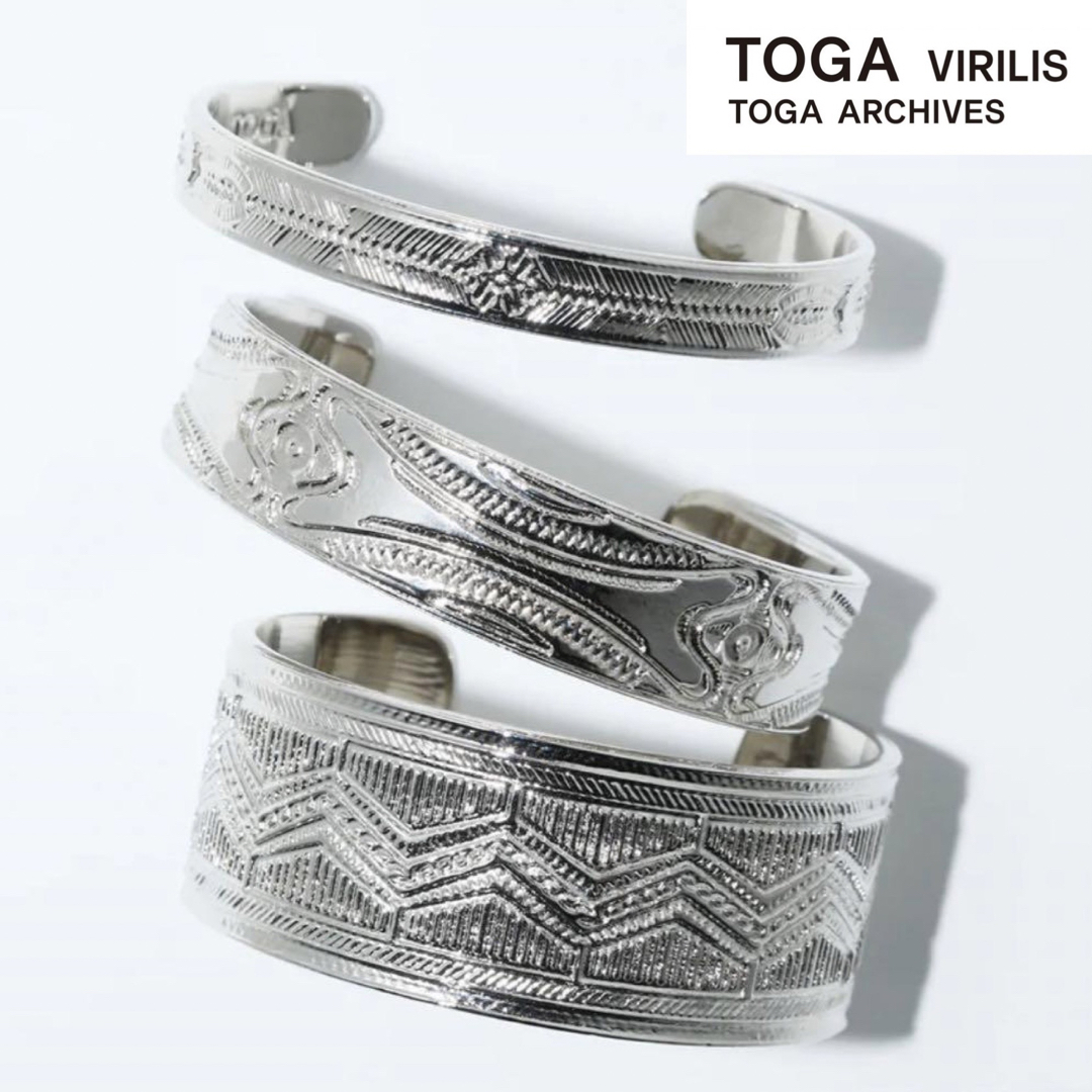 新品 定価2.5万円 TOGA VIRILIS メタルバングルセット シルバー 新品 定価2.5万円 TOGA VIRILIS メタルバングルセット シルバー