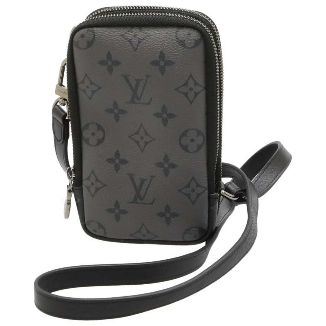 ルイヴィトン ショルダーバッグ モノグラム・エクリプス リバース ダブル・フォン ポーチ M69534 LOUIS VUITTON 黒