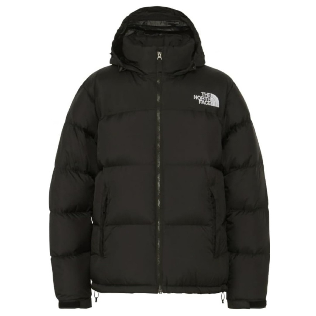 ノースフェイス ブラック　黒 North Face ヌプシ  ダウン　メンズ　L