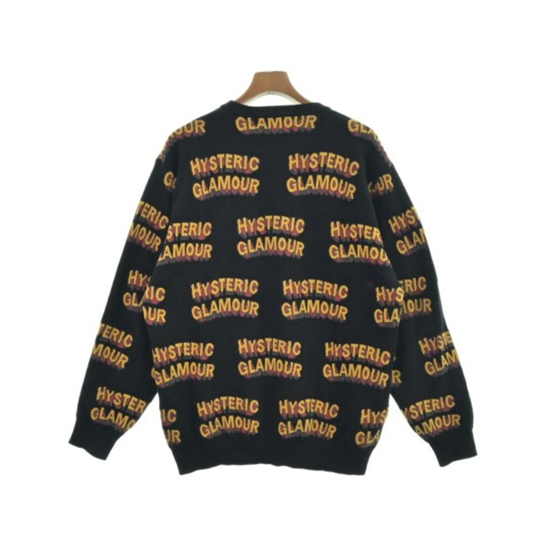 HYSTERIC GLAMOUR(ヒステリックグラマー)のHYSTERIC GLAMOUR ニット・セーター L 黒x黄x赤(総柄) 【古着】【中古】 メンズのトップス(ニット/セーター)の商品写真