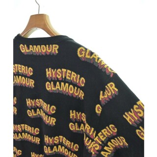 HYSTERIC GLAMOUR ニット・セーター L 黒x黄x赤(総柄) 【古着】【中古】