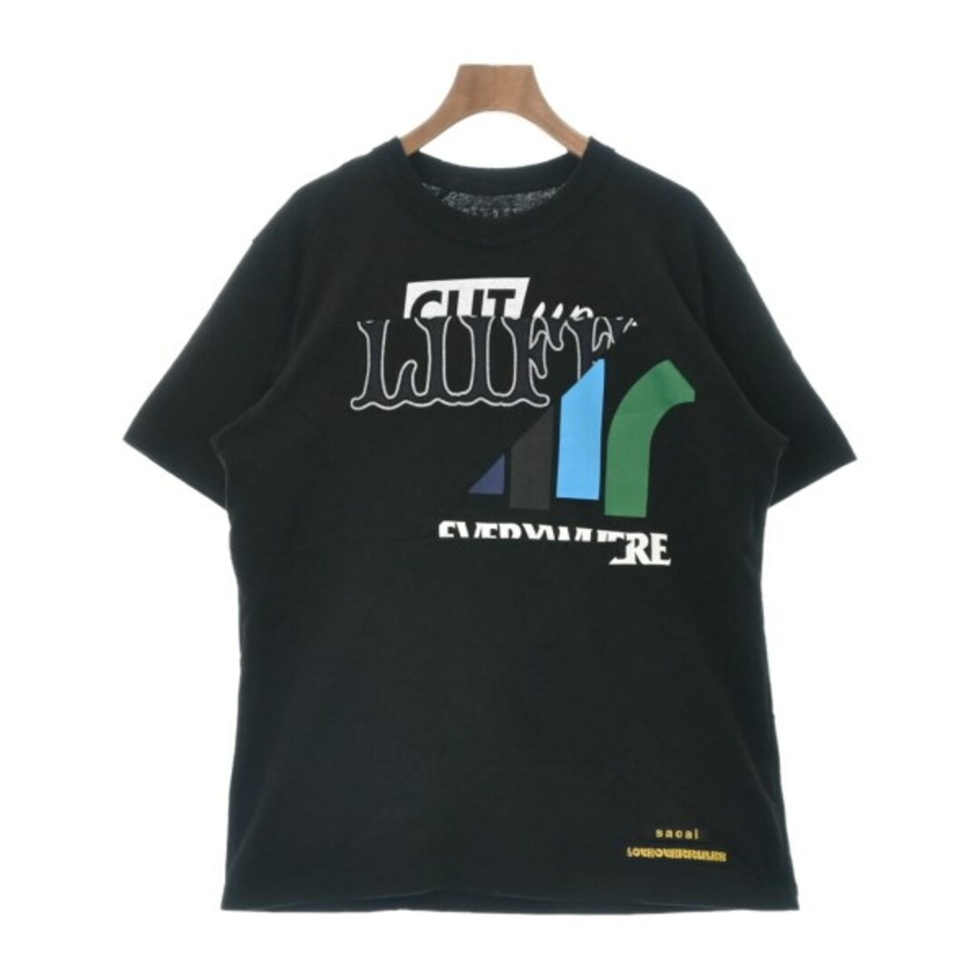 sacai サカイ Tシャツ・カットソー 2(M位) 黒