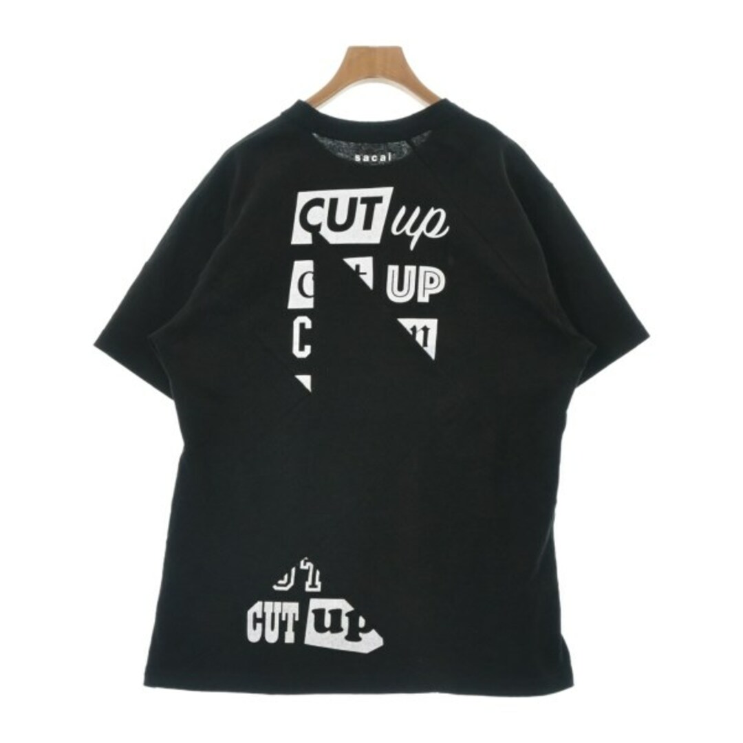 sacai(サカイ)のsacai サカイ Tシャツ・カットソー 2(M位) 黒 【古着】【中古】 メンズのトップス(Tシャツ/カットソー(半袖/袖なし))の商品写真