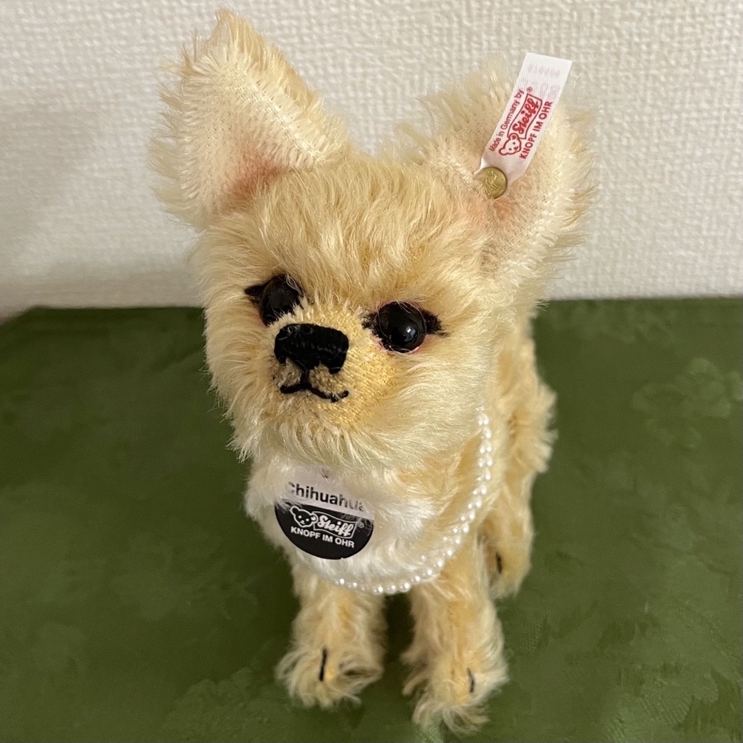 Steiff シュタイフ キーリング キーホルダー テリア 犬 ドッグ-