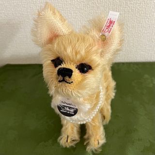 シュタイフ(Steiff)のシュタイフ　チワワ　白タグ(ぬいぐるみ)