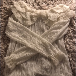 ロキエ(Lochie)のlace  knit blouse❤︎ (ニット/セーター)
