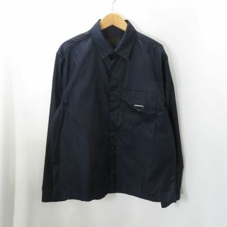 プラダ(PRADA)のPRADA 20aw RE-NYLON BIG SHIRT NAVY Size-L SC514 (シャツ)