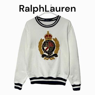 ポロラルフローレン(POLO RALPH LAUREN)のCrest刺繍　トレーナー　古着　ラルフローレン　Ralph トレーナー(スウェット)