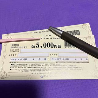 クラブオフアライアンス優待券1万円分(宿泊券)