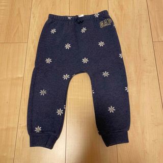 ベビーギャップ(babyGAP)の【美品】babygap 花柄スウェット18-24m(パンツ/スパッツ)