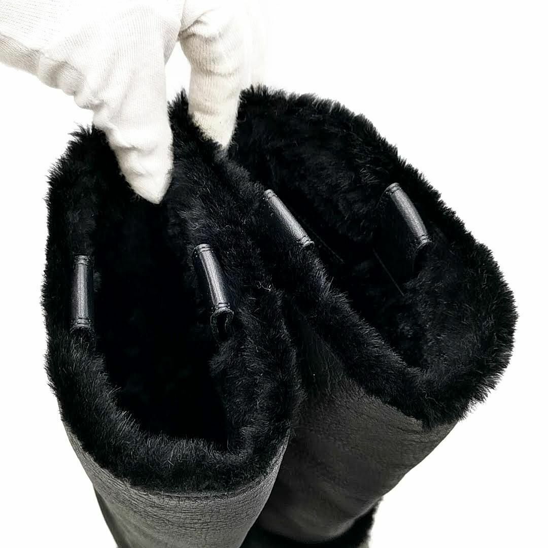 Yves Saint Laurent(イヴサンローラン)のイヴサンローラン ロングブーツ 厚底 レザー 03-23101607 レディースの靴/シューズ(ブーツ)の商品写真