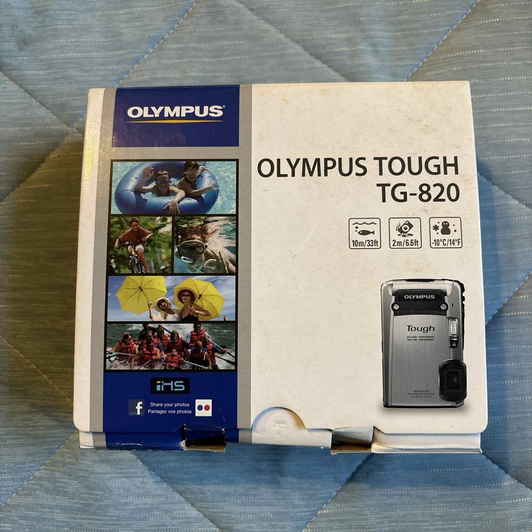 OLYMPUS コンパクトデジタルカメラ TG TG-820 BLUE