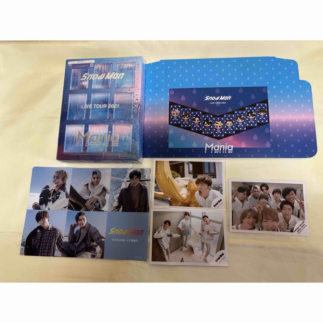 Snow Man - SnowMan LIVE TOUR 2021 Mania 初回盤 DVD 特典の通販 by