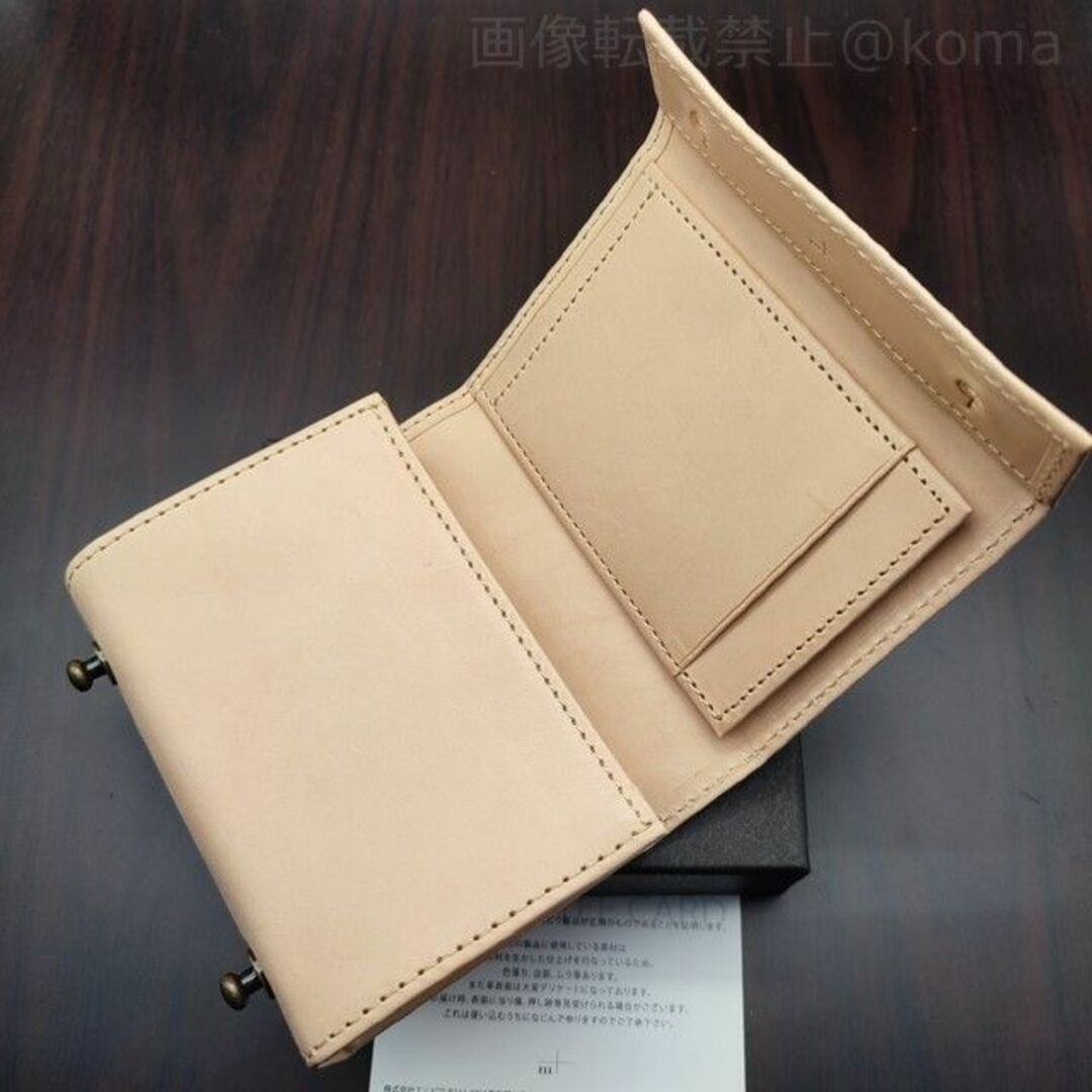 m+ - 【新品未使用】エムピウ ミッレフォッリエ2 TAN27 ヌメ革オール
