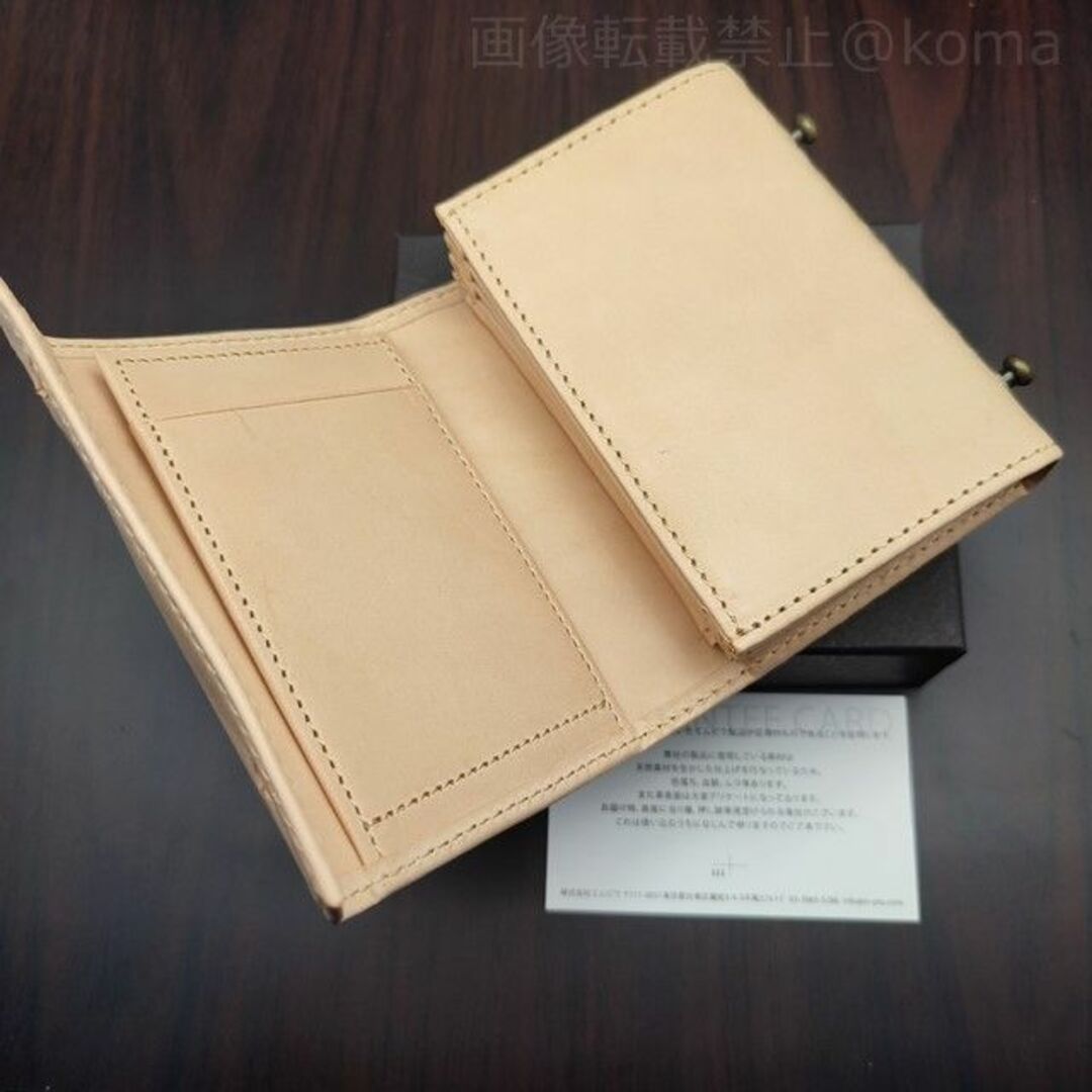 m+ - 【新品未使用】エムピウ ミッレフォッリエ2 TAN27 ヌメ革オール