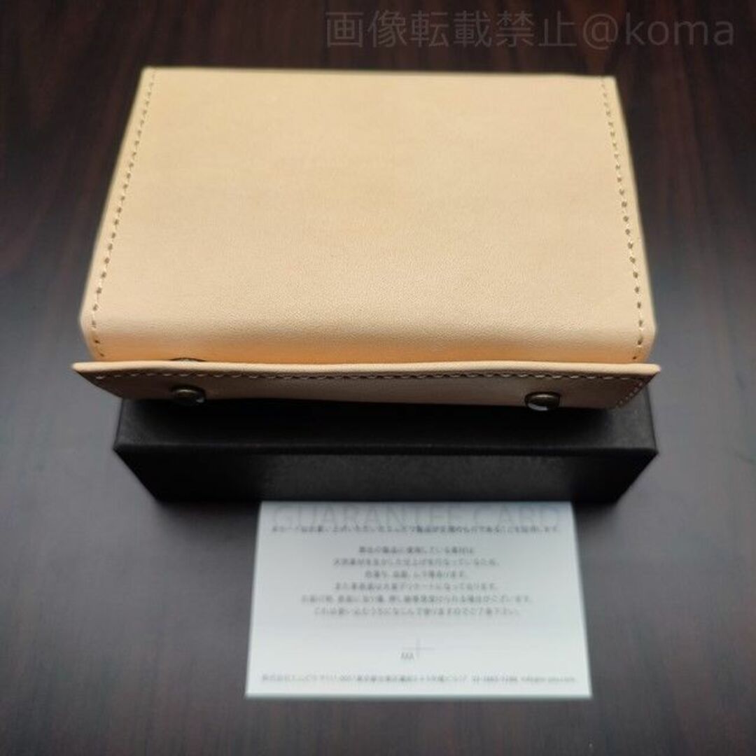 m+ - 【新品未使用】エムピウ ミッレフォッリエ2 TAN27 ヌメ革オール