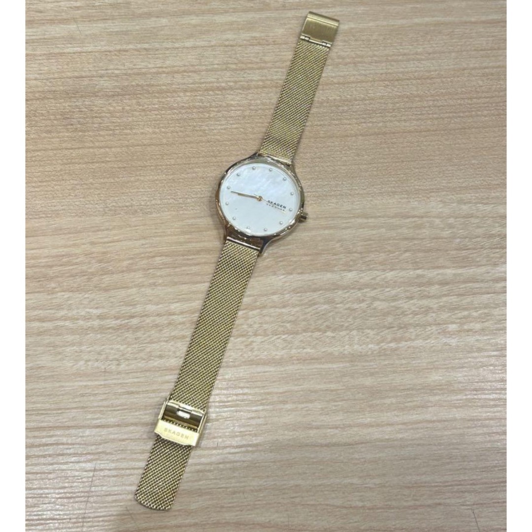 SKAGEN(スカーゲン)のスカーゲン　レディース　クォーツ　腕時計　SKW2774 ゴールド　シェル レディースのファッション小物(腕時計)の商品写真