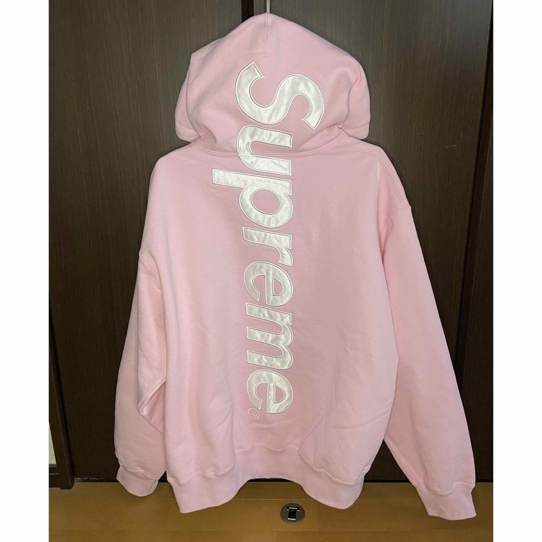 Supreme - Supreme Satin Applique Hooded Sweatshirtの通販 by